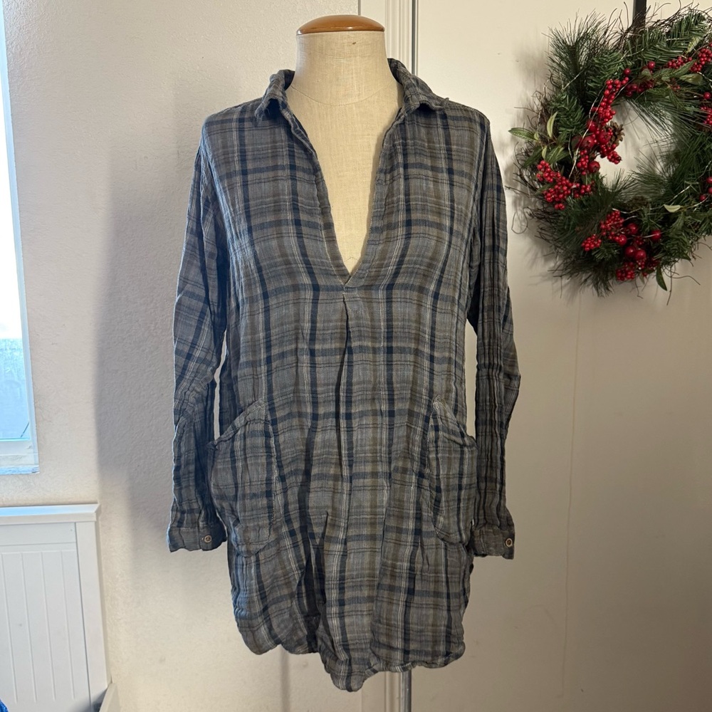 Dolma Long Sleeve Dress size M 100% Cotton
